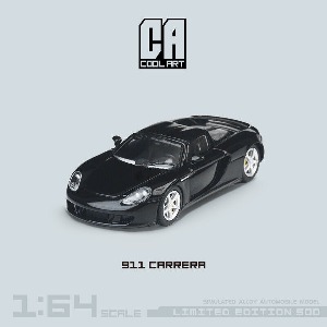Coolart 1:64 포르쉐 911 카레라 GT - 블랙