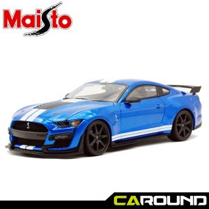 마이스토 1:18 포드 쉘비 GT500 블루 다이캐스트