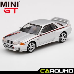 미니지티(107) 1:64 닛산 GT-R R32 니스모 S-Tune 실버 (RHD)