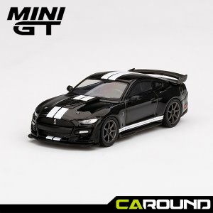 [5월26일 입고예정] 미니지티(334) 1:64 포드 머스탱 쉘비 GT500 - 쉐도우 블랙