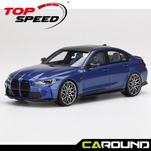 Top Speed 1:18 BMW M3 컴피티션 (G80) - 블루 메탈릭