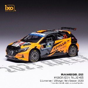 ixo 1:43 현대 i20 N Rally2 WRC No.25 2023 스웨덴 랠리 - G.Linnamae / J.Morgan (RAM895.22)